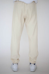 Creme Zip Pants