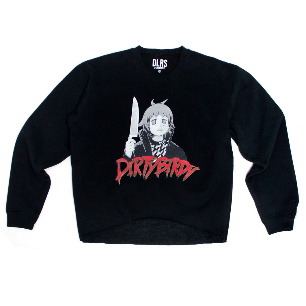 Annie Wilkes x Road Chan Black Sweatshirt(Red)