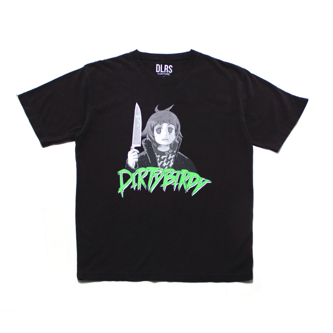 Annie Wilkes x Road Chan T-shirt | Vintage Black (Green)